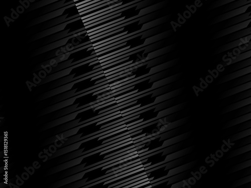 Black metal texture steel background. Perforated metal sheet.	