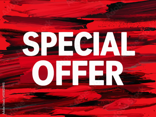 red banner special offer