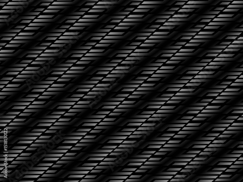 Black metal texture steel background. Perforated metal sheet.	