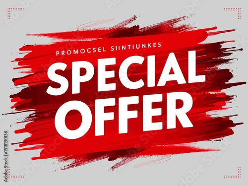 red banner special offer