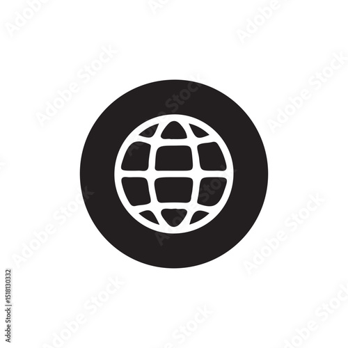 Website icon. glob icon Victor illustration eps 10