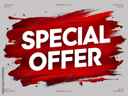 red banner special offer