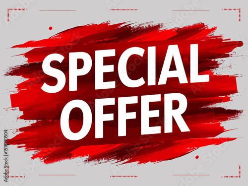 red banner special offer