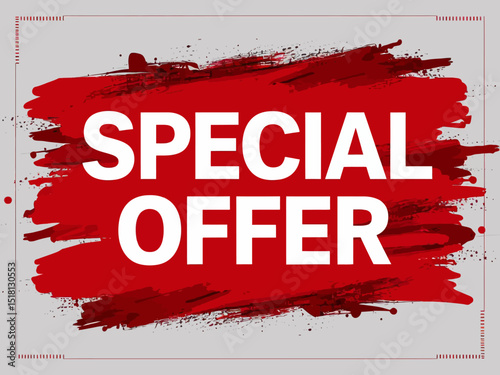 red banner special offer