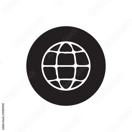 Website icon. glob icon Victor illustration eps 10