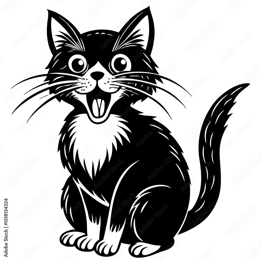 vector illustration of a cat vector illustration of a cat
