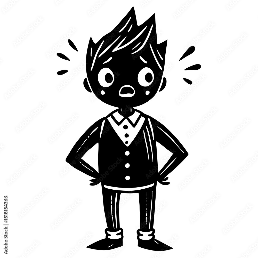 cartoon character of man cartoon character of man