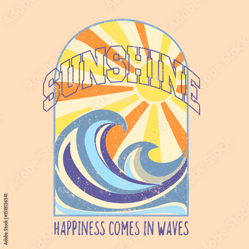 Photography Sunshine graphics in summer vibes