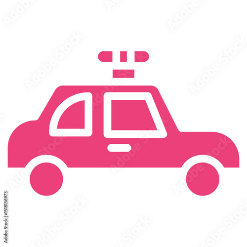 Police Car Vector Icons