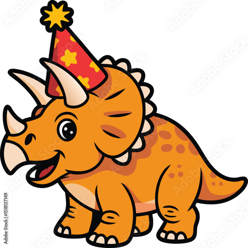 Dinosaur Party Illustration