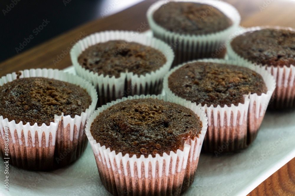 Chocolate muffins (Craving cake).Dessert. Food. Chocolate muffins (Craving cake).Dessert. Food.