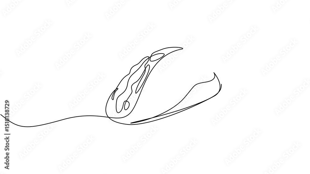 Animated self drawing of single continuous line draw stylized Taco, Contains protein. Healthy snacks. National Crunchy Taco Day. Full length animation.