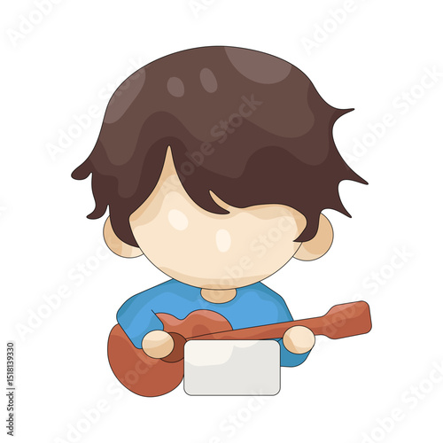 Illustration of musician 