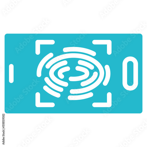 Fingerprint Scan Vector Icons