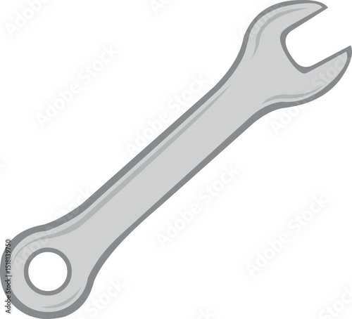 vector illustration icon wrench spanner