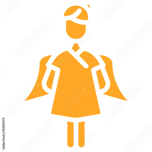 Easter Girl Vector Icons