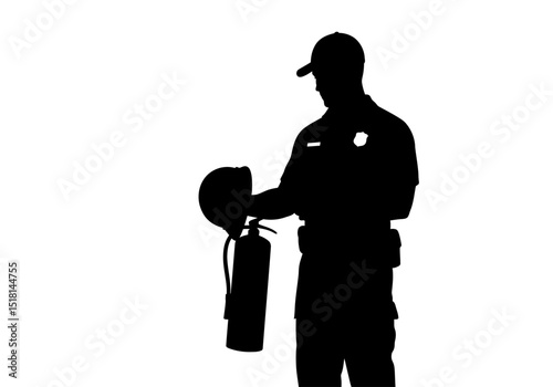 Firefighter Silhouette Safety, Preparedness, and Emergency Response