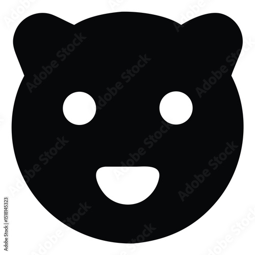 panda bear on a white background