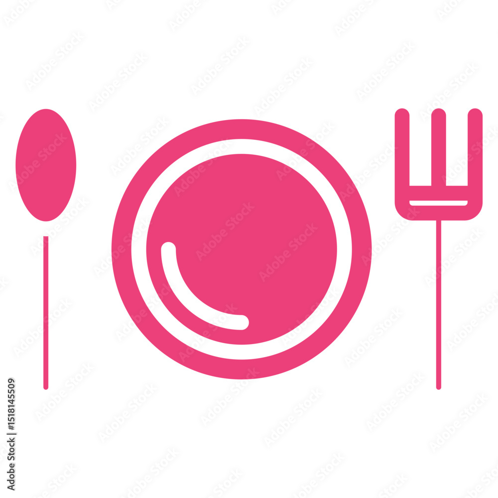 Table Setting Vector Icons
