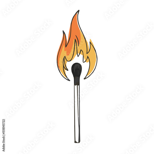 Burning Match
