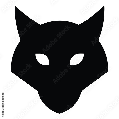 wolf head silhouette