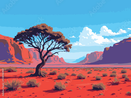 tree in the desert