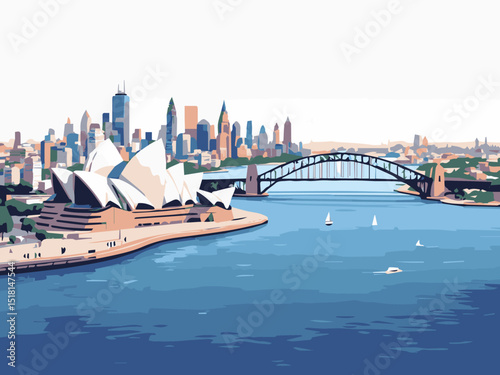 Cruise Ship in Sydney Harbor