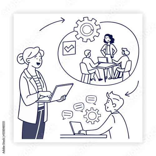 HR and Employee Management Doodle pack