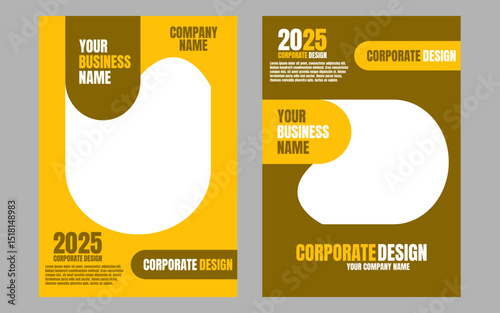 Professional flyer templates designed for corporate branding and promotion, with editable placeholders and bold yellow accents. Perfect for modern companies seeking impactful marketing materials
