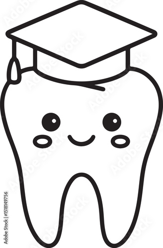 happy tooth illustration