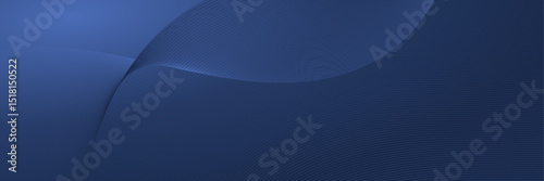 This is a blue, abstract background image. Fine, curved lines create a subtle, modern design.