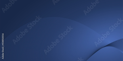Abstract background featuring gently curved lines. The cool, dark blue color of the image creates a clean and professional aesthetic.