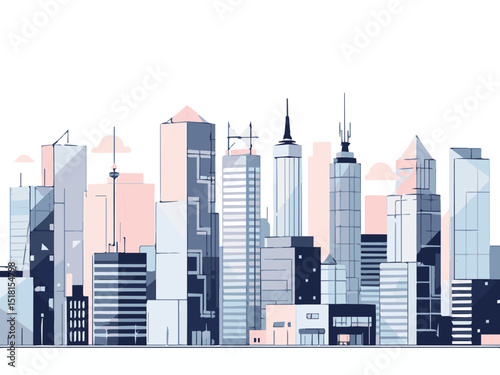 modern city skyline