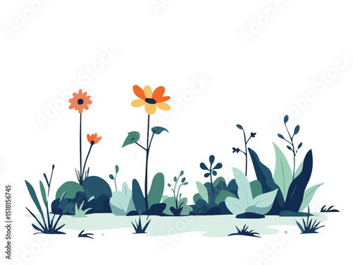 Minimal Flower Bloom