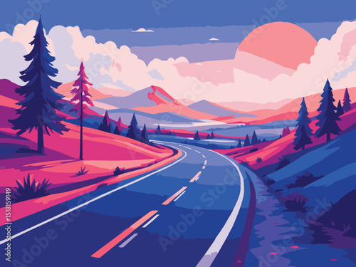 road to the mountains