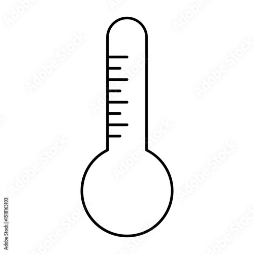 Thermometer outline icon