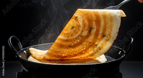 Homemade Masala Dosa: Crispy South Indian Treat