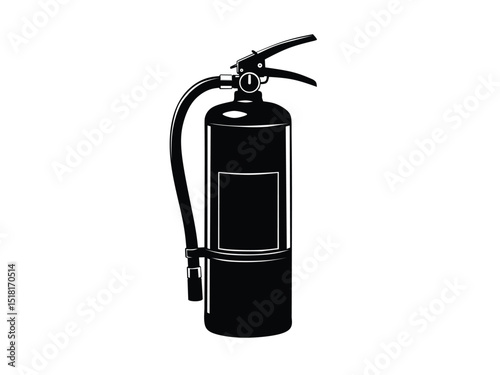 fire extinguisher isolated on white background 