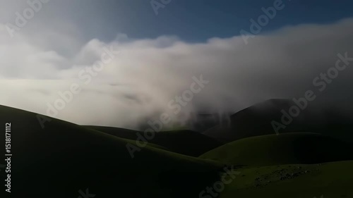 Misty Mountain Landscape