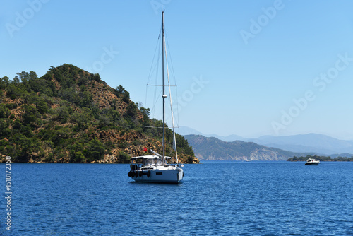 Yachts, Fethiye harbor, Mugla, Turkey