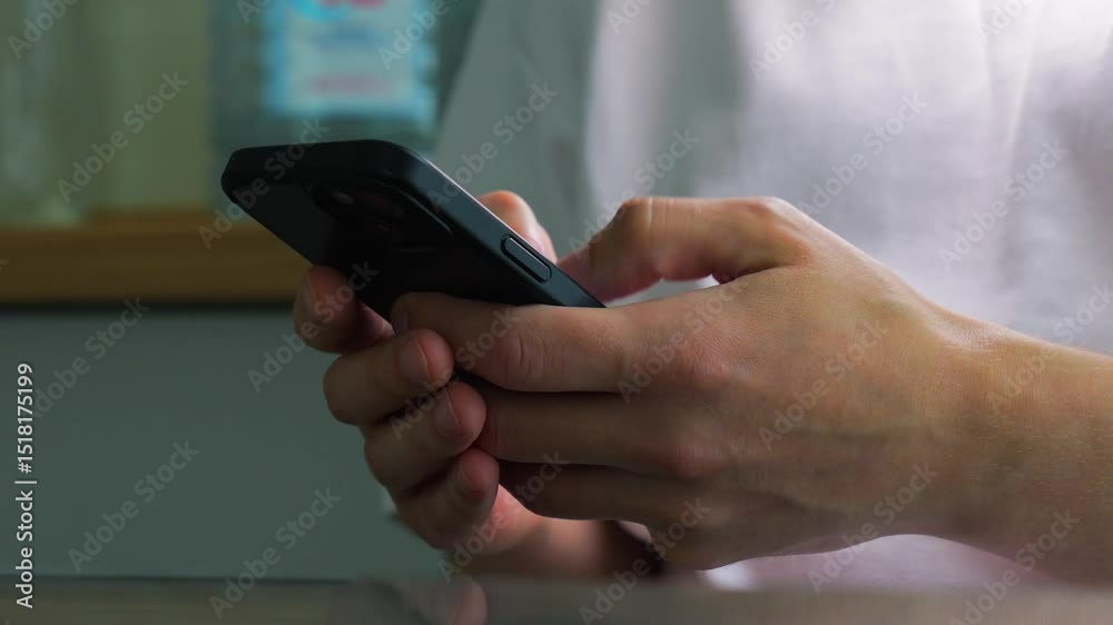 Male hands with a phone in their hands.
A grown man uses a mobile phone.
A man writes a message on the phone.
Phone, gadget, smartphone, business Male hands with a phone in their hands.
A grown man uses a mobile phone.
A man writes a message on the phone.
Phone, gadget, smartphone, business