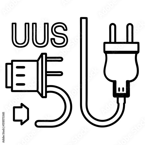 US & EU Plug Types Side-by-Side