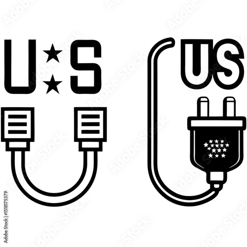 US & EU Plug Types Side-by-Side