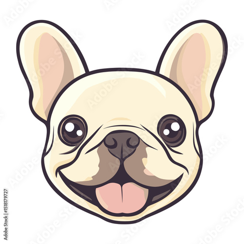 French Bulldog bulldog cartoon animal vector