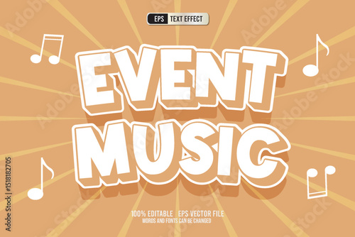 EVENT MUSIC TEXT EFFECT