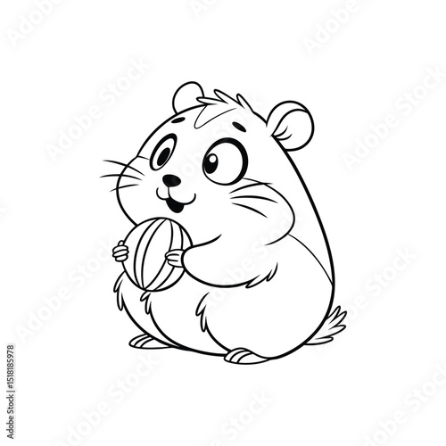 Cute Animal Adventures: Printable Coloring Book for Kids & Toddlers