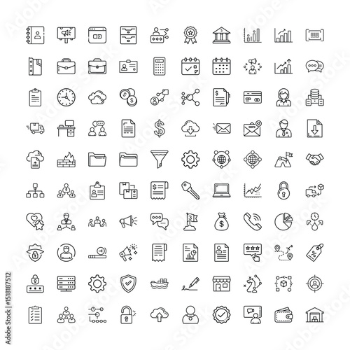 Set of Business Icon vector illustration