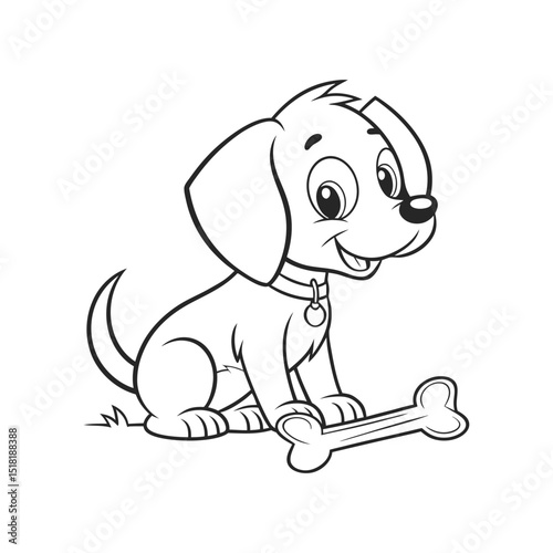 Cute Animal Adventures: Printable Coloring Book for Kids & Toddlers