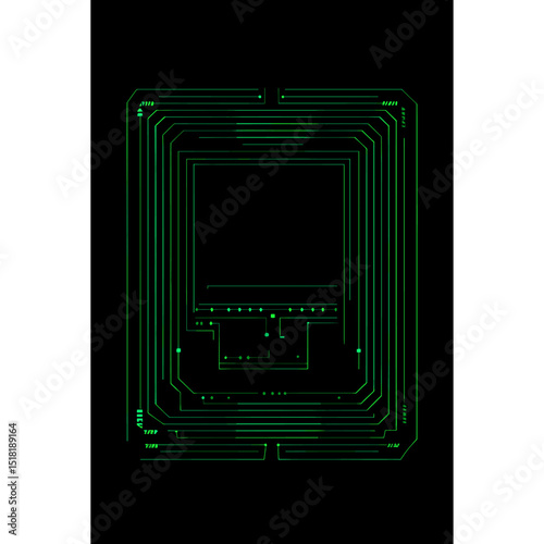 Glitch electronics background digital vector