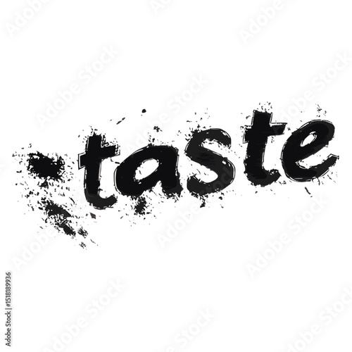 Word illustration typography creative vector